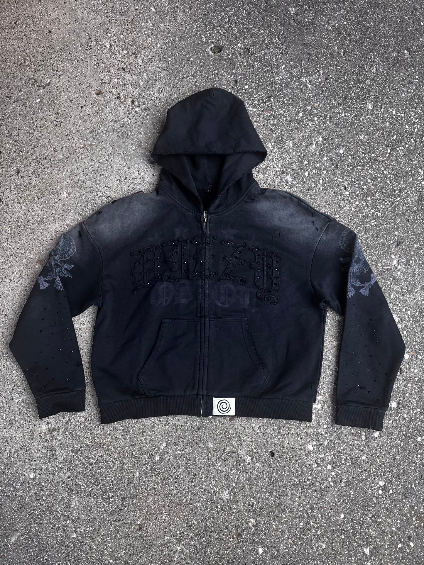 Black w/ Black rhinestones