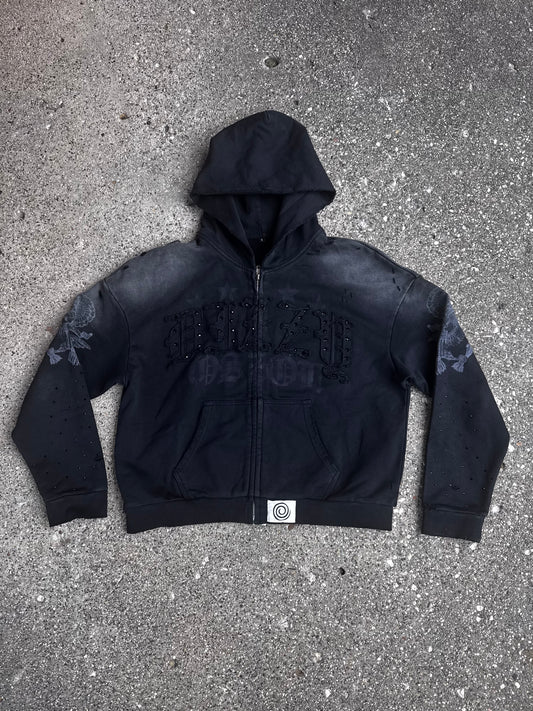 Black w/ Black rhinestones